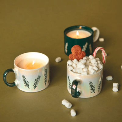 mug candle cypress and fir
